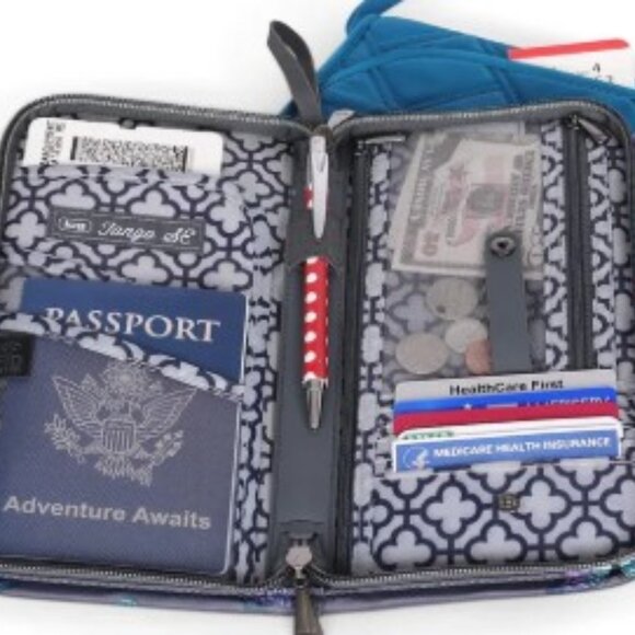 LUG Tango SE Travel RFID Wallet - Bright Floral - Picture 4 of 6